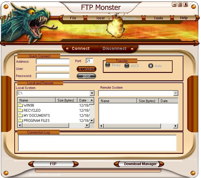 FTPMonster Screenshot